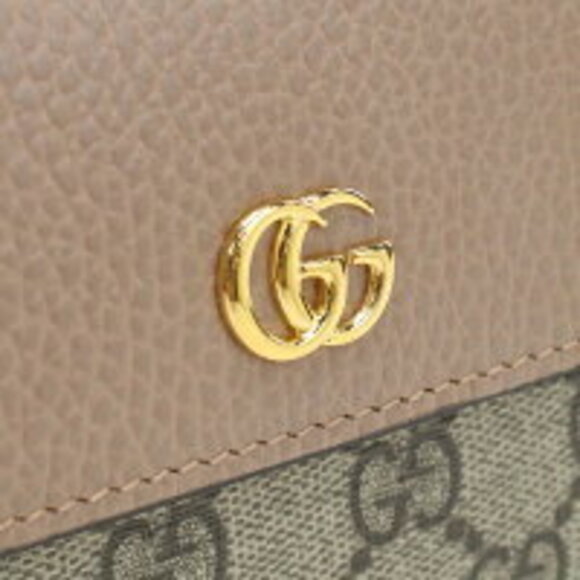 Gucci Marmont Long Wallet Bi fold Beige - Picture 2 of 5